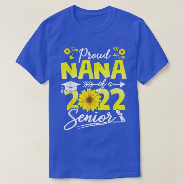 Camiseta Orgulhosa Nana De Graduação De Mais velho 2022 (Frente do Design)
