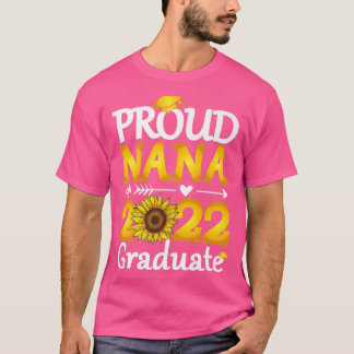 Camiseta Orgulhosa Nana de uma graduação em girassol em 202