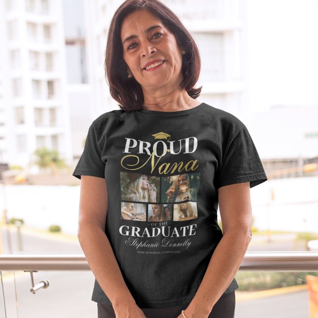 Camiseta Orgulhosa Nana do T-Shirt Formando (Criador carregado)