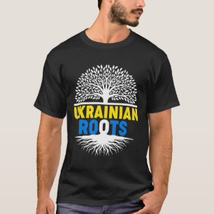 Camiseta Orgulhosa Nativa Ucraniana Bandeira da Ucrânia Rai