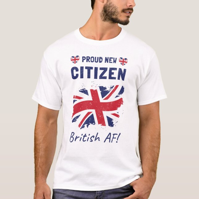 Camiseta Orgulhosa Nova Cidadã Britânica, Cerimônia de Cida (Frente)