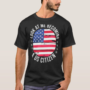 Camiseta Orgulhosa Nova Cidadania Americana