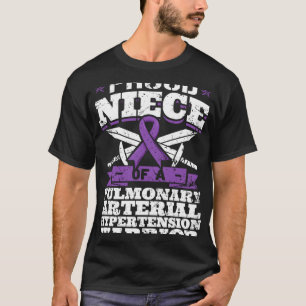 Camiseta Orgulhosa Onça De Hipertensão Arterial Pulmonar W
