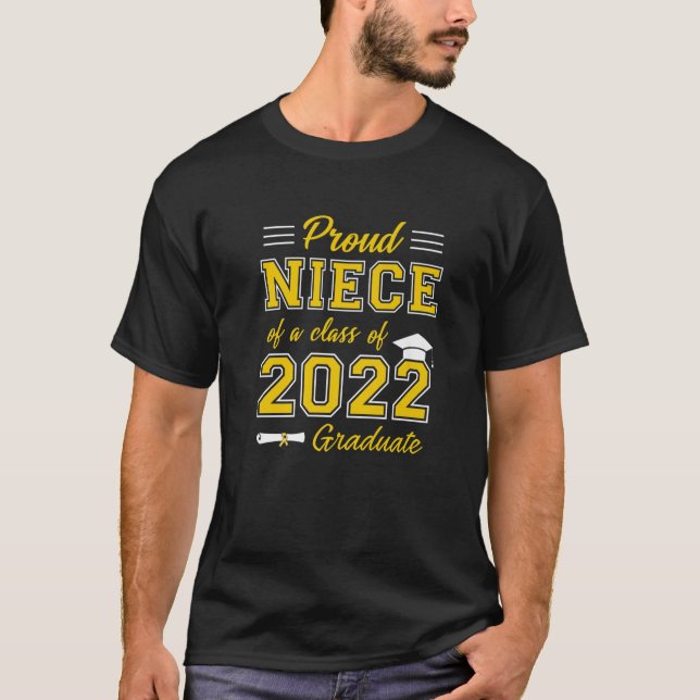 Camiseta Orgulhosa Onça De Uma Classe De Gra Formando 2022 (Frente)