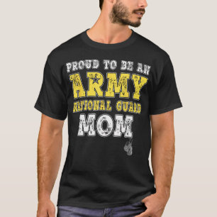 Camiseta Orgulhosa por Ser uma Mãe da Guarda Nacional do Ex