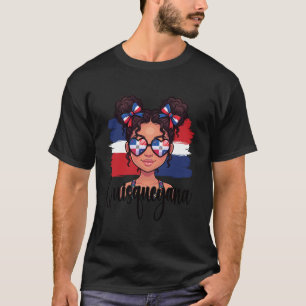 Camiseta Orgulhosa Quisqueyana Bandeira da República Domini