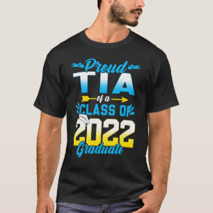 Camiseta Orgulhosa Tia De Uma Classe De Mais velho De Forma