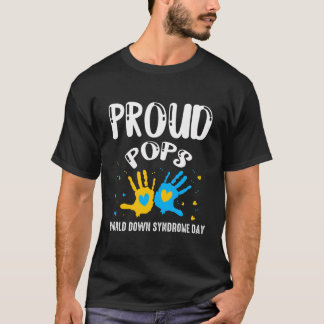 Camiseta Orgulhosa Tia Mundo em Baixo Síndrome de Consciênc