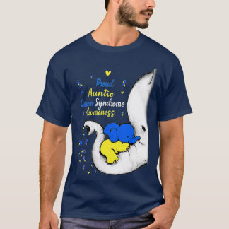 Camiseta Orgulhosa Tuna para Baixo Síndrome de Sensibilizaç