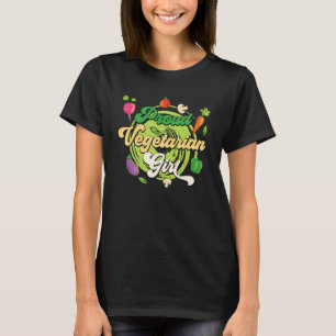 Camiseta Orgulhosa Vegetariana Dia Mundial da Vegetação Veg