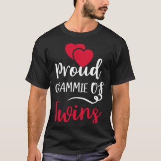 Camiseta Orgulhosa Vovó De Gêmeos
