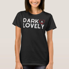Camiseta Orgulhosamente Africano Mês da História Negra Dark