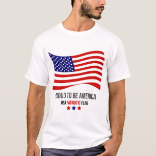 Camiseta Orgulhosamente Americano.