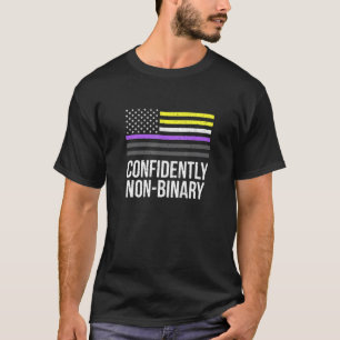 Camiseta Orgulhosamente Não-Binário Lgbtq Gênero Fluido Org