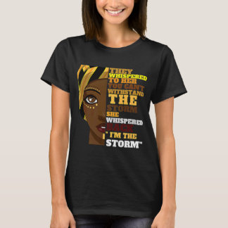 Camiseta Orgulhosas Mulheres Negras Africanas Negras Histór