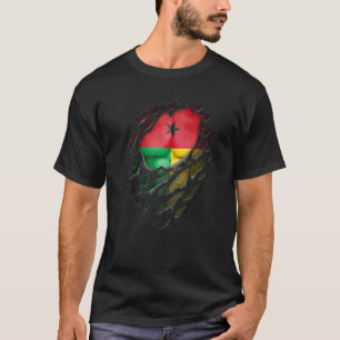 Camiseta Orgulhosas Raízes Bissau-Guineenses Arrancadas Ras