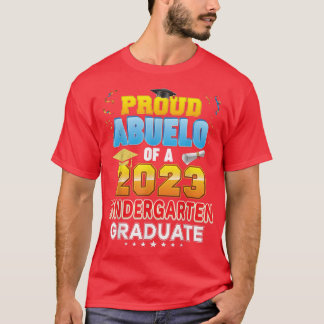 Camiseta Orgulhoso Abuelo De Um Formando De Jardim De Infân