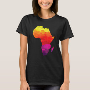 Camiseta Orgulhoso África País Africano Elefante Big Five A