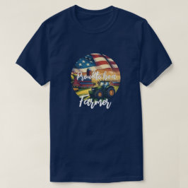Camiseta Orgulhoso Agricultor Americano