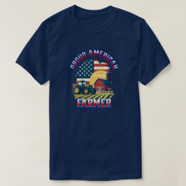 Camiseta Orgulhoso Agricultor Americano