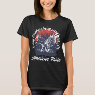 Camiseta Orgulhoso Águia Americana