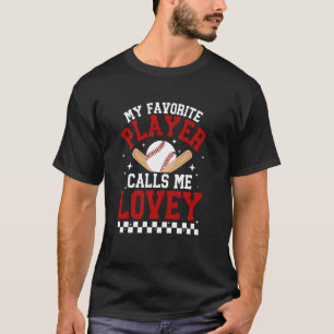 Camiseta Orgulhoso Amante de Beisebol de um Jogador de Beis