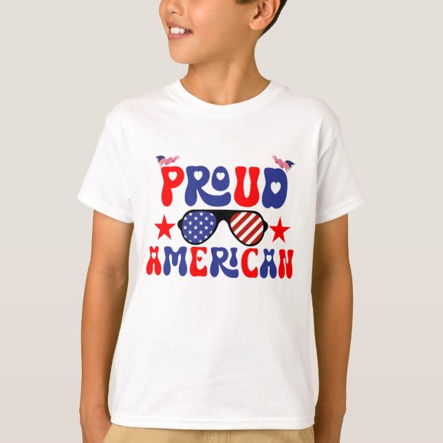 Camiseta Orgulhoso Americano (Frente)