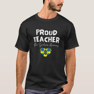 Camiseta Orgulhoso Apoio à Sensibilização do Professor para