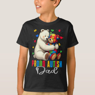 Camiseta Orgulhoso Autismo Pai Ursa Autismo Atenção tão Aut
