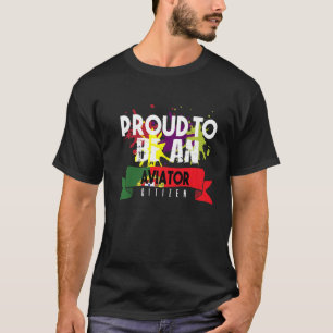 Camiseta Orgulhoso aviador cidadão Profissão de trabalho pr