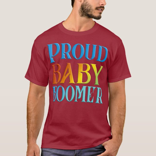 Camiseta Orgulhoso Bebê Boomer Dando T-Shirt (Frente)