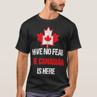Camiseta Orgulhoso Canadense Feito No Canadá Mapeando Pavil