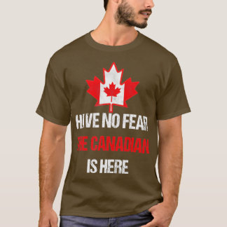 Camiseta Orgulhoso Canadense Feito No Canadá Mapeando Pavil