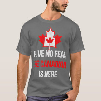 Camiseta Orgulhoso Canadense Feito No Canadá Mapeando Pavil