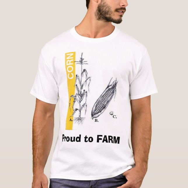 Camiseta Orgulhoso cultivar (Frente)