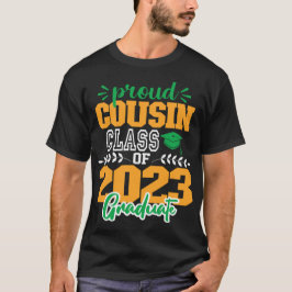 Camiseta Orgulhoso CUOSIN de uma Classe de FORMANDO MODERN 