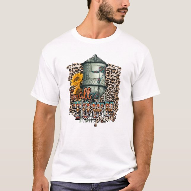 Camiseta Orgulhoso de Cidade Pequena (Frente)
