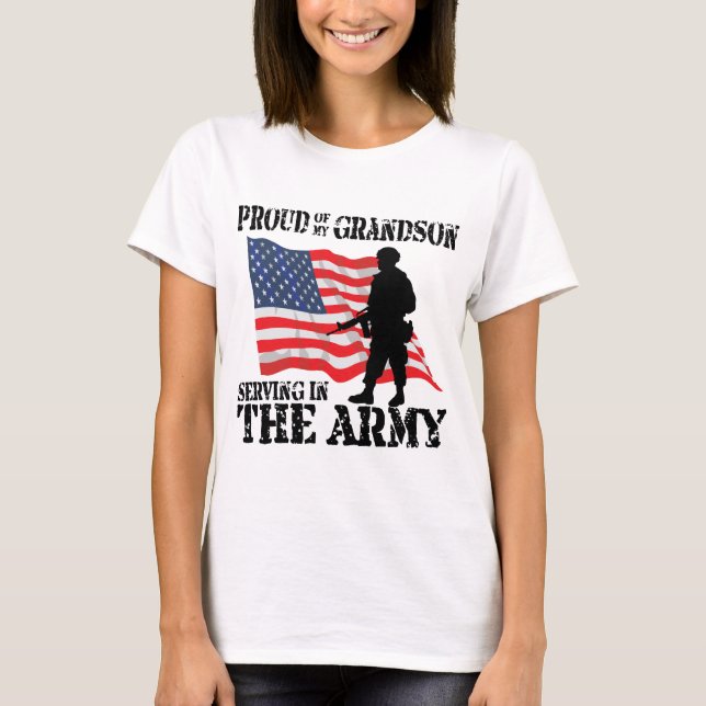 Camiseta Orgulhoso de meu neto (Frente)