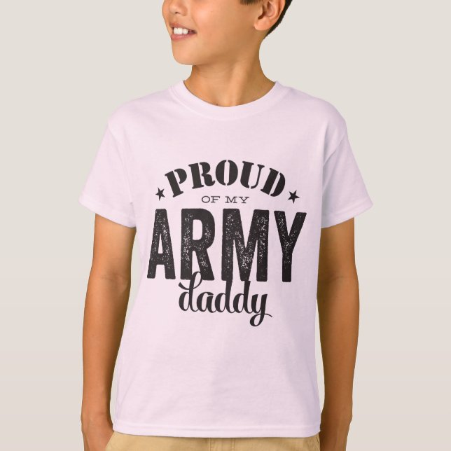 Camiseta Orgulhoso de meu pai do EXÉRCITO (Frente)