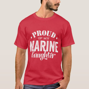 Camiseta Orgulhoso de minha filha MARINHA