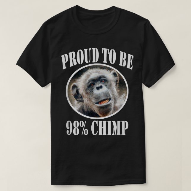 Camiseta Orgulhoso De Ser 98 Chimp (Frente do Design)