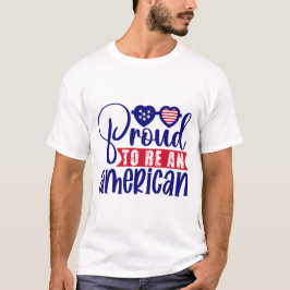 Camiseta Orgulhoso de ser americano