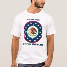 CAMISETA ORGULHOSO DE SER AMERICANO MEXICANO