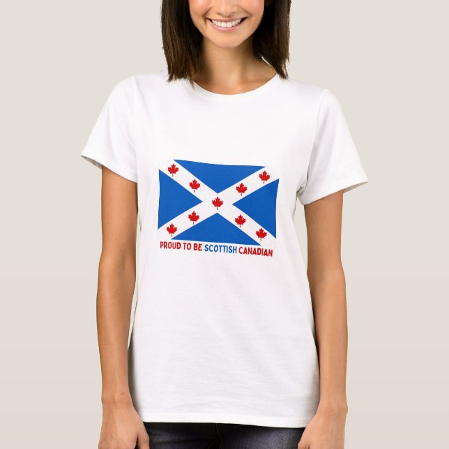 CAMISETA ORGULHOSO DE SER CANADENSE ESCOCÊS! (Frente)