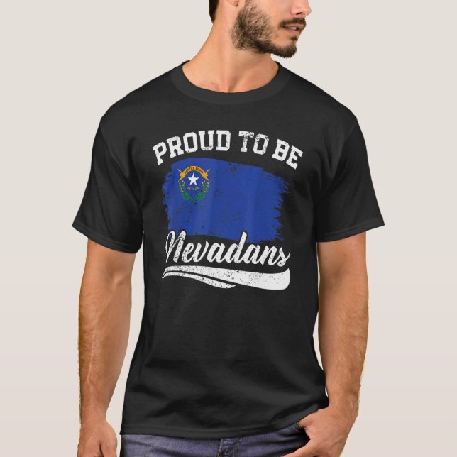 Camiseta Orgulhoso De Ser Nevadans Eua América Nevadianos E (Frente)