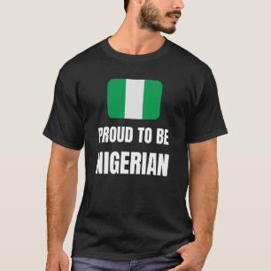 Camiseta Orgulhoso de ser nigeriano