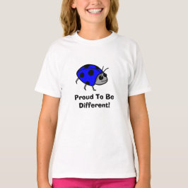 Camiseta Orgulhoso De Ser Outro Azul Ladybug