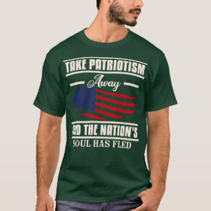 Camiseta Orgulhoso De Ser Patriota Americano (1)