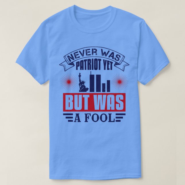 Camiseta Orgulhoso De Ser Patriota Americano (10) (Frente do Design)