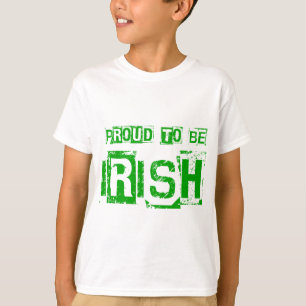 Camiseta Orgulhoso de ser Rua irlandesa.